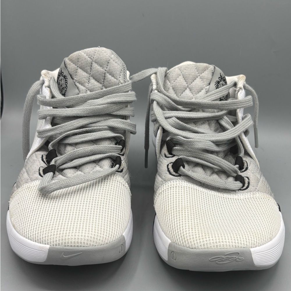 Mens Nike Lebron Witness VIII (White/Black-LT Smoke Grey) Size 7.5